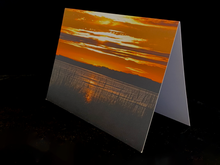 Load image into Gallery viewer, Dornoch Scottish Highland winter sunrise greeting card