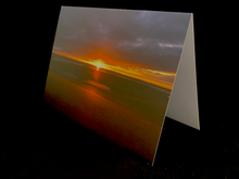 Load image into Gallery viewer, Dornoch Scottish Highland winter sunrise greeting card