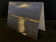 Load image into Gallery viewer, Dornoch Scottish Highland winter sunrise greeting card