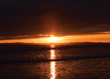Load image into Gallery viewer, Original Scottish Highland winter sunrise greeting card
